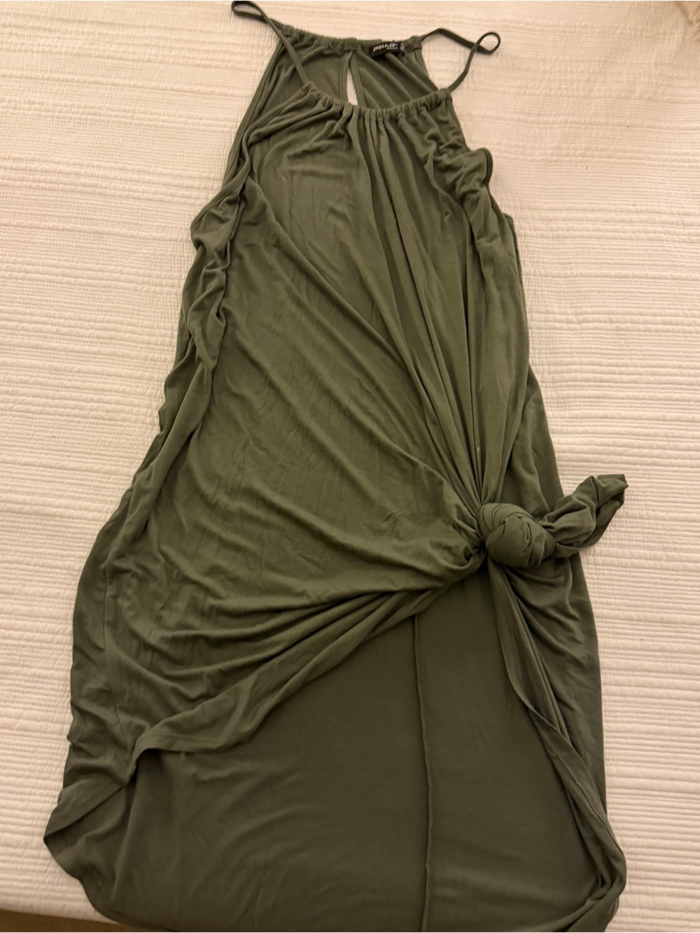 Popular Basics Women’s Dress Olive Green